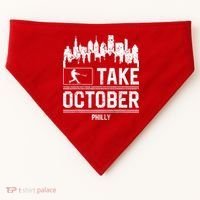 Philly_ Take October Philadelphia Fan Baseball Lovers USA-Made Doggie Bandana thumb 0