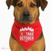Philly_ Take October Philadelphia Fan Baseball Lovers USA-Made Doggie Bandana thumb 1