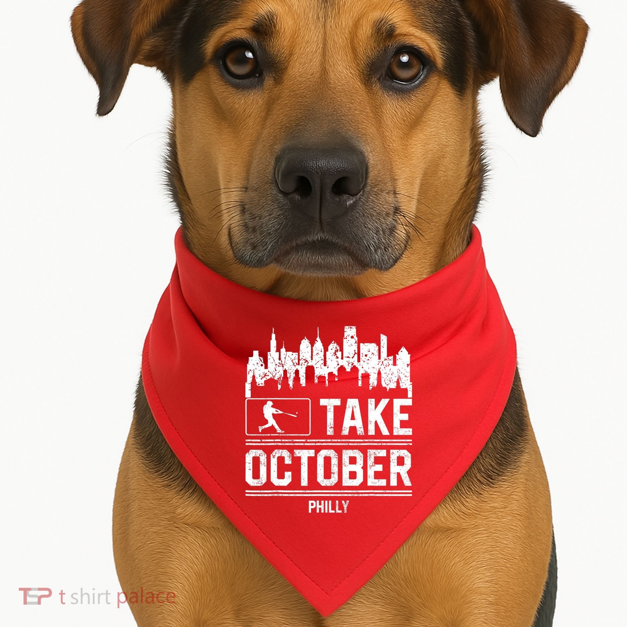 Philly_ Take October Philadelphia Fan Baseball Lovers USA-Made Doggie Bandana