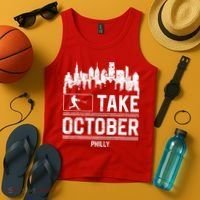 Philly_ Take October Philadelphia Fan Baseball Lovers Tank Top thumb 4