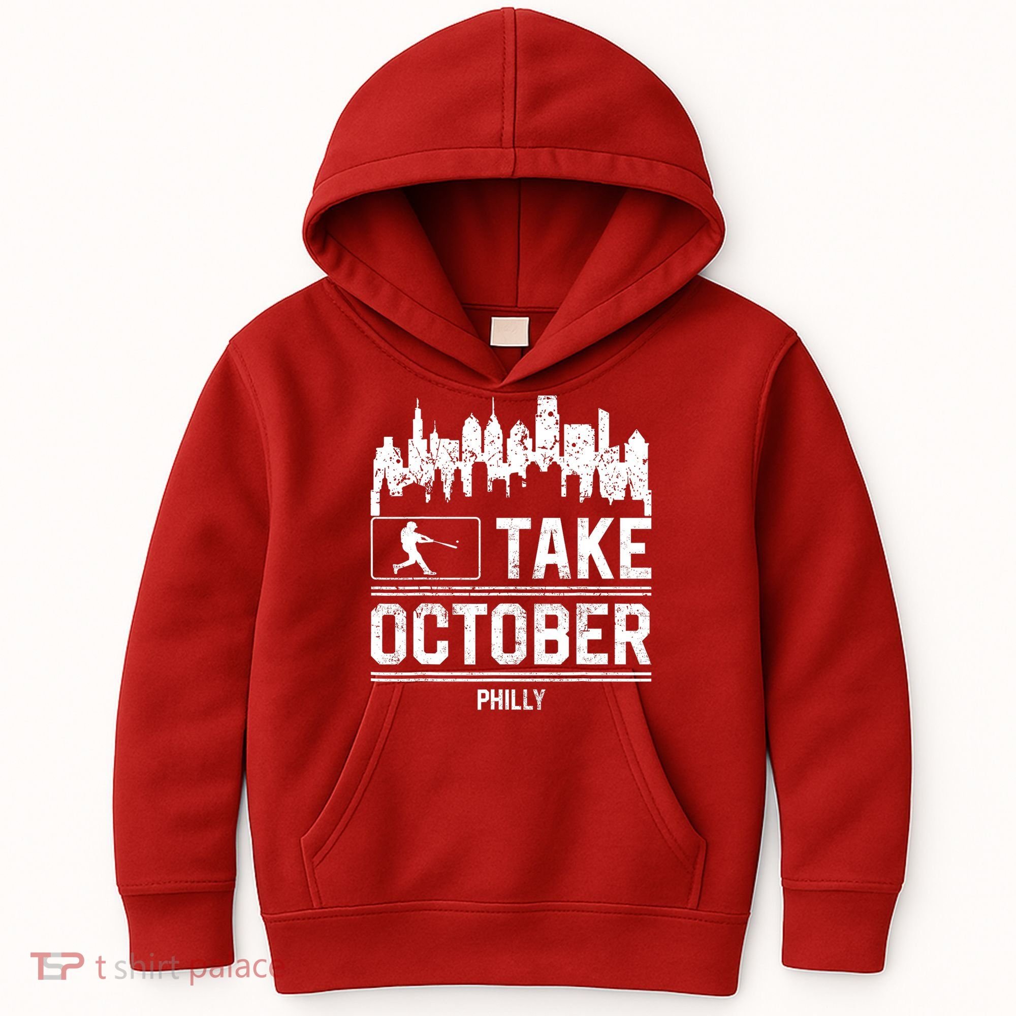 Philly_ Take October Philadelphia Fan Baseball Lovers Kids Hoodie