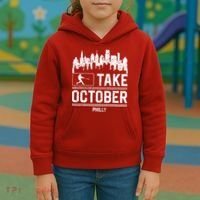 Philly_ Take October Philadelphia Fan Baseball Lovers Kids Hoodie thumb 3