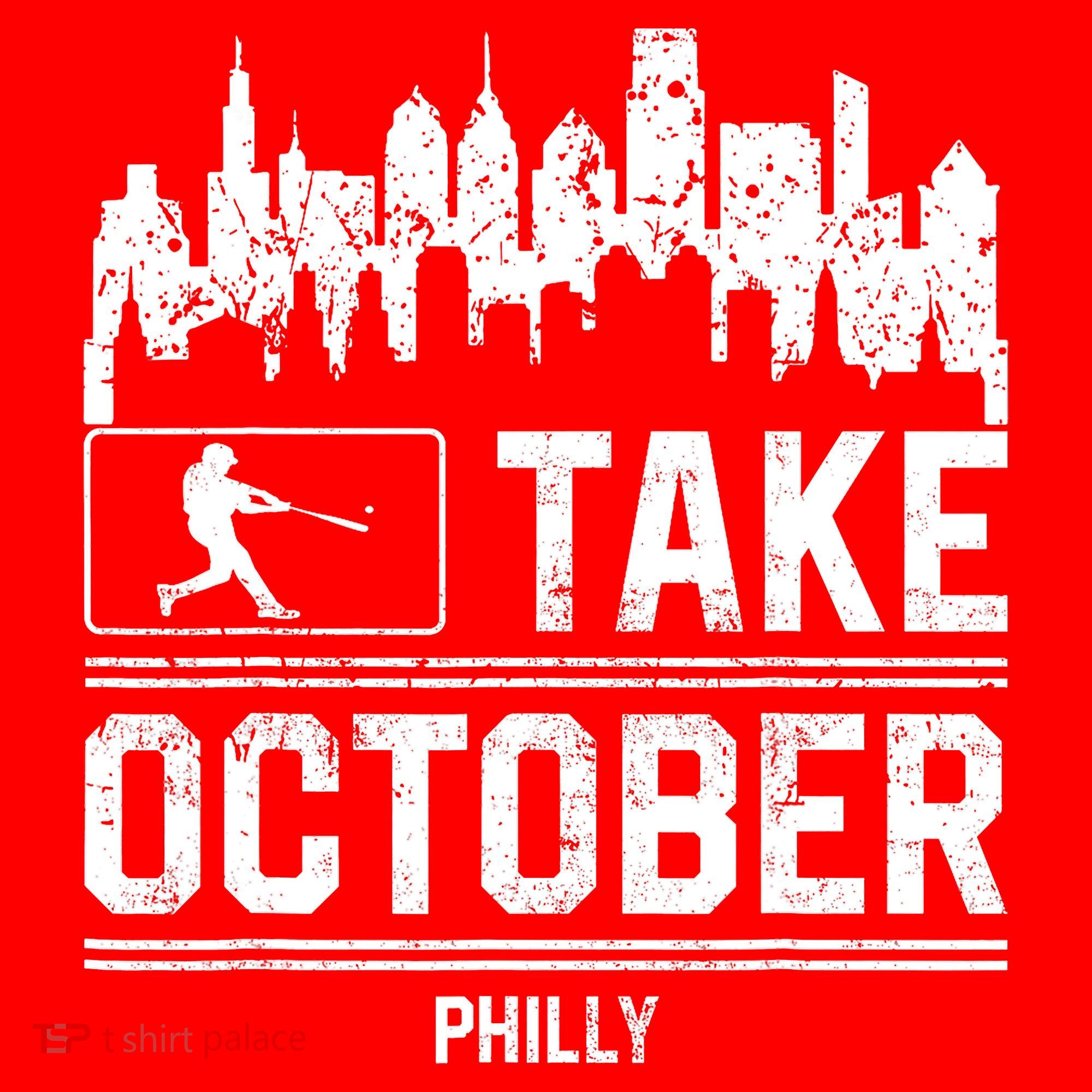 Philly_ Take October Philadelphia Fan Baseball Lovers Kids Long Sleeve Shirt