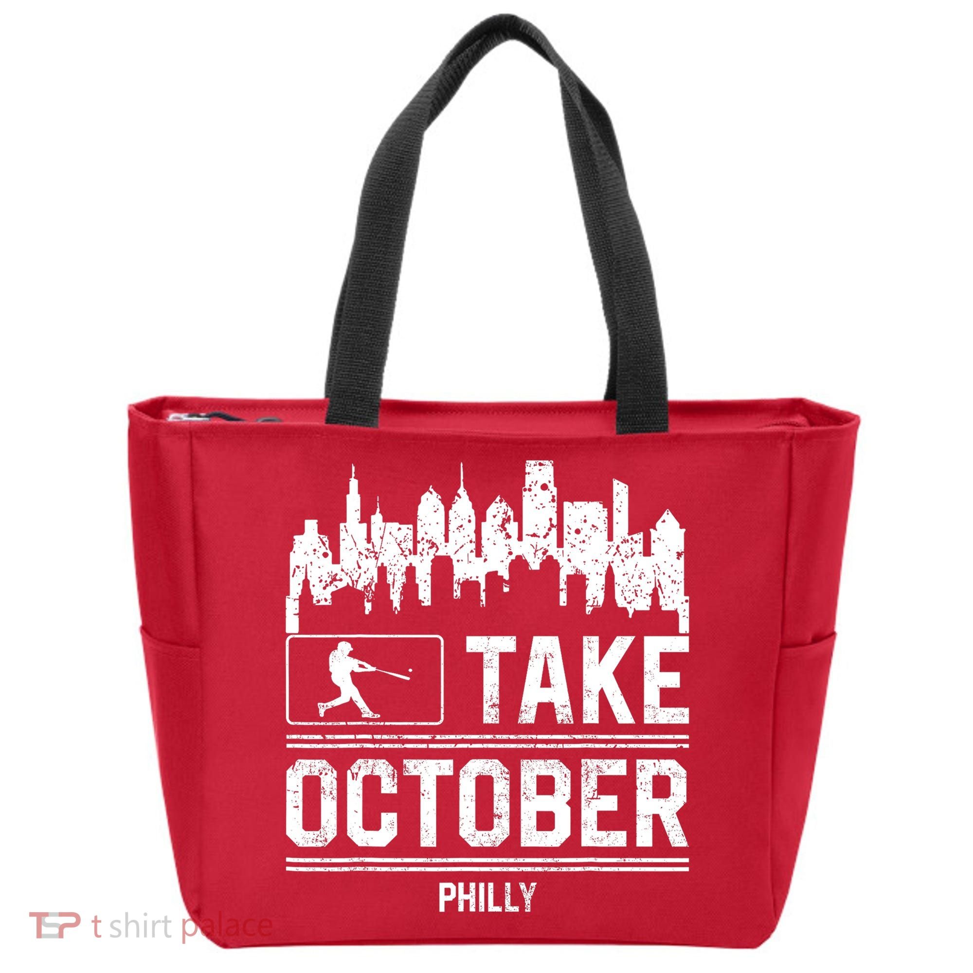 Philly_ Take October Philadelphia Fan Baseball Lovers Tote Bag