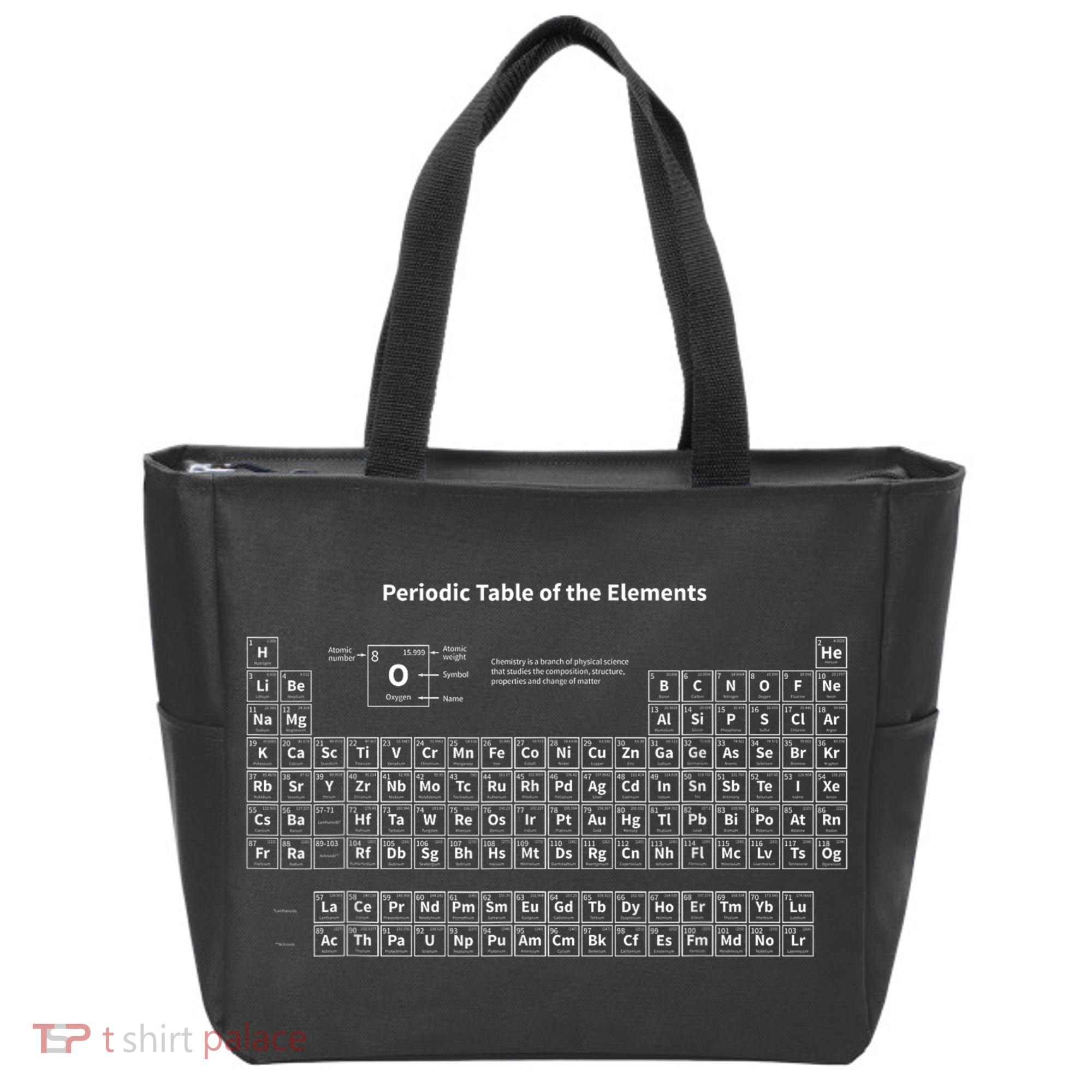 Periodic Table Of The Elements Chemists Nerd Gift Chemistry Tote Bag