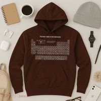 Periodic Table Of The Elements Chemists Nerd Gift Chemistry Hoodie thumb 3