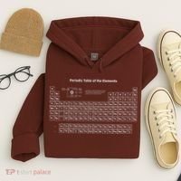 Periodic Table Of The Elements Chemists Nerd Gift Chemistry Hoodie thumb 4