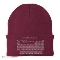 Periodic Table Of The Elements Chemists Nerd Gift Chemistry Beanie thumb 0