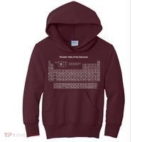 Periodic Table Of The Elements Chemists Nerd Gift Chemistry Kids Hoodie thumb 0
