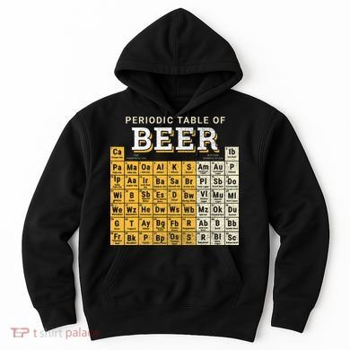 Periodic Table Of Beer Sketch Hoodie