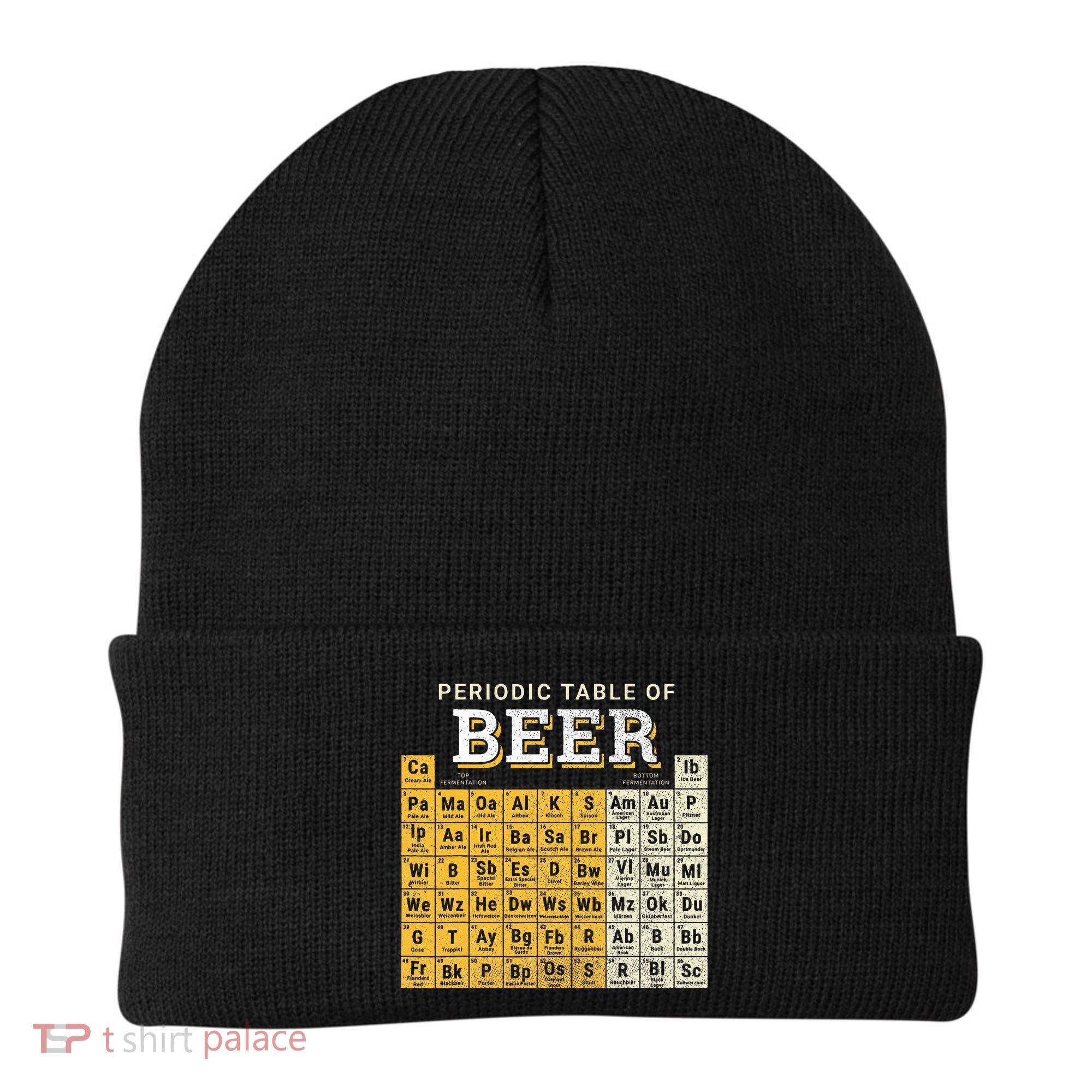 Periodic Table Of Beer Sketch Beanie