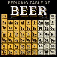 Periodic Table Of Beer Sketch Coaster thumb 2