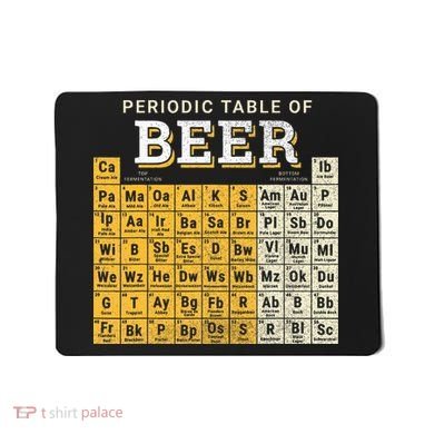 Periodic Table Of Beer Sketch Mousepad
