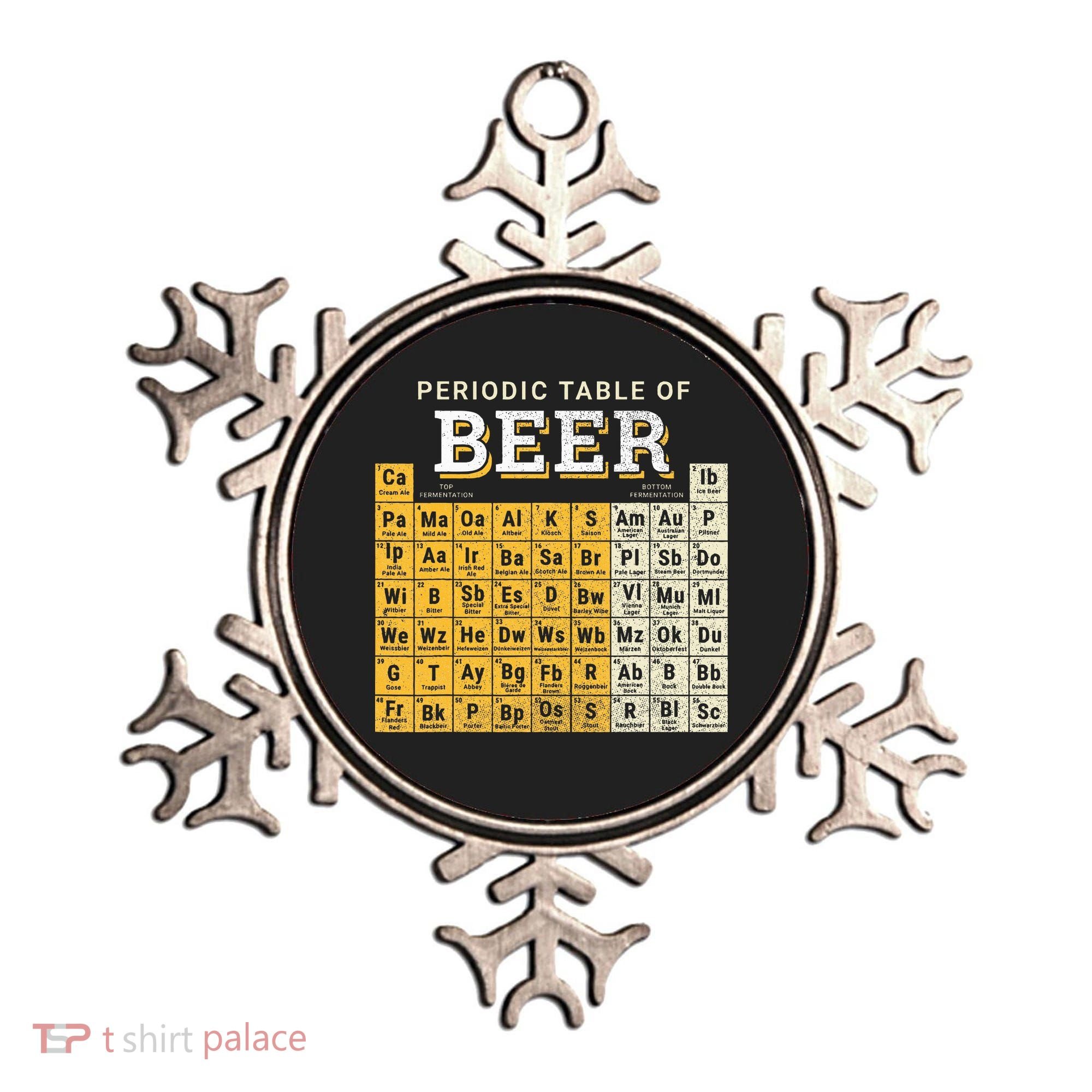 Periodic Table Of Beer Sketch Ornament