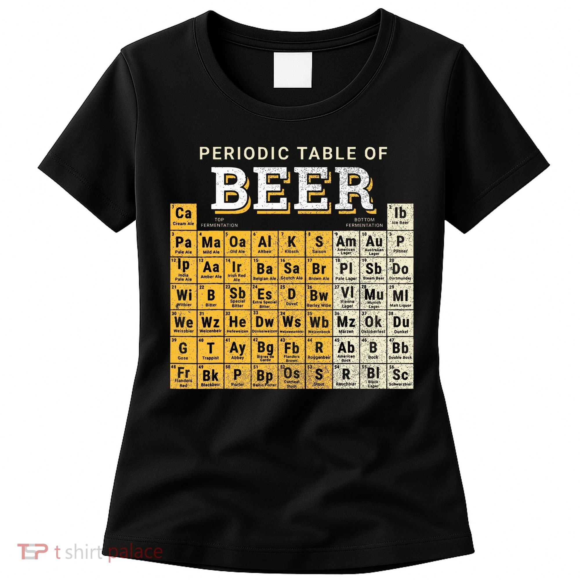 Periodic Table Of Beer Sketch Women's T-Shirt