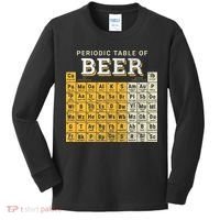 Periodic Table Of Beer Sketch Kids Long Sleeve Shirt thumb 0