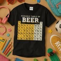 Periodic Table Of Beer Sketch Kids T-Shirt thumb 3