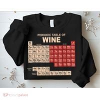 Periodic Table Of Wine Chemistry Periodic Table Geek Nerd Sweatshirt thumb 2