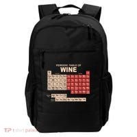 Periodic Table Of Wine Chemistry Periodic Table Geek Nerd Backpack thumb 0
