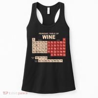 Periodic Table Of Wine Chemistry Periodic Table Geek Nerd Women's Tank Top thumb 0