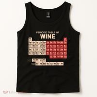 Periodic Table Of Wine Chemistry Periodic Table Geek Nerd Tank Top thumb 2