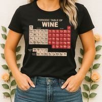 Periodic Table Of Wine Chemistry Periodic Table Geek Nerd Women's T-Shirt thumb 2