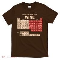 Periodic Table Of Wine Chemistry Periodic Table Geek Nerd T-Shirt thumb 0
