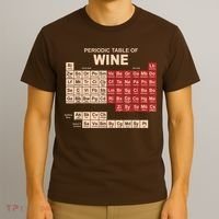 Periodic Table Of Wine Chemistry Periodic Table Geek Nerd T-Shirt thumb 3