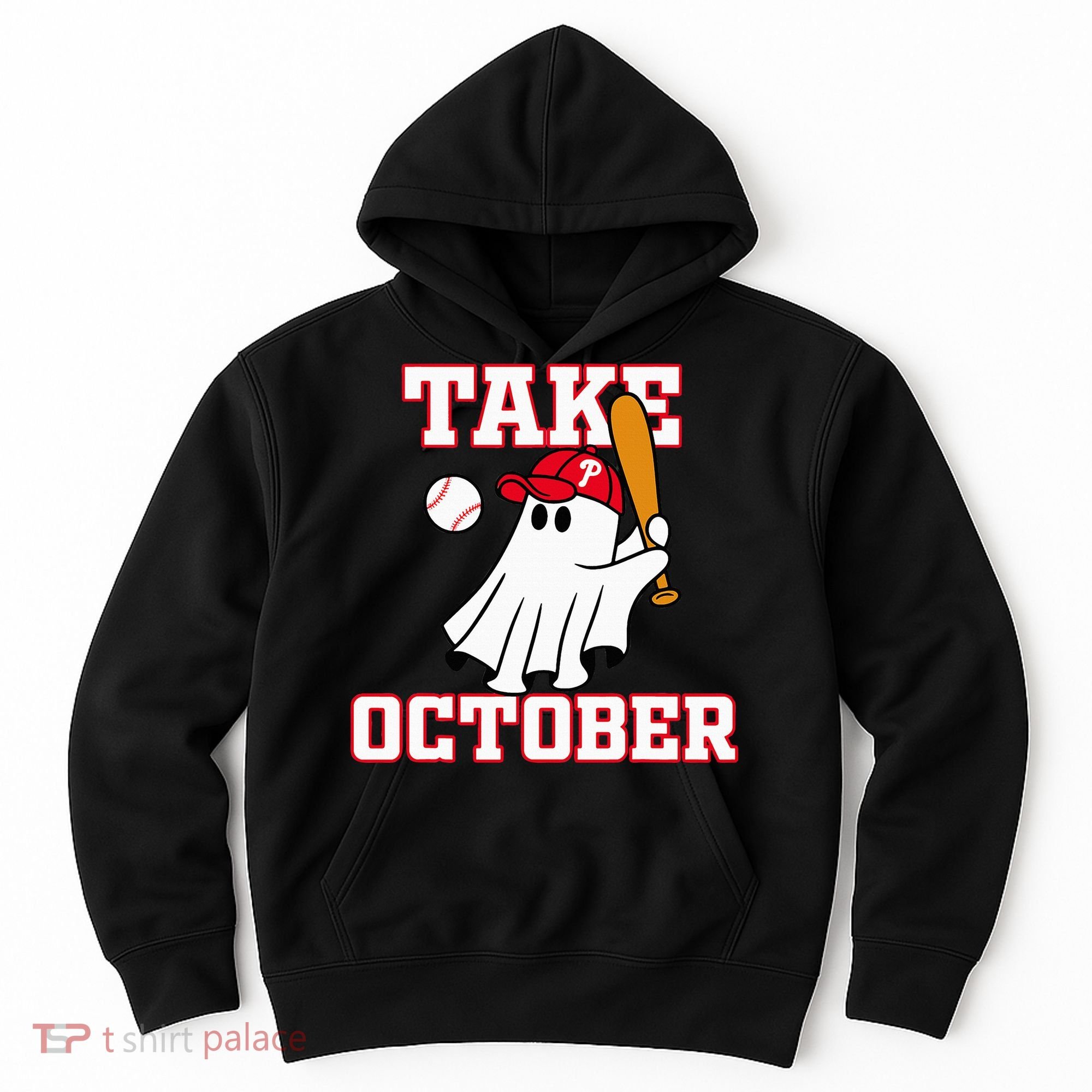 Philly Take October Philadelphia Ghost Baseball Hoodie
