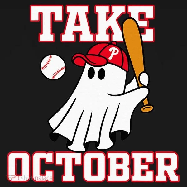 Philly Take October Philadelphia Ghost Baseball T-Shirt