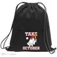 Philly Take October Philadelphia Ghost Baseball Sweatshirt Cinch Pack Bag thumb 0