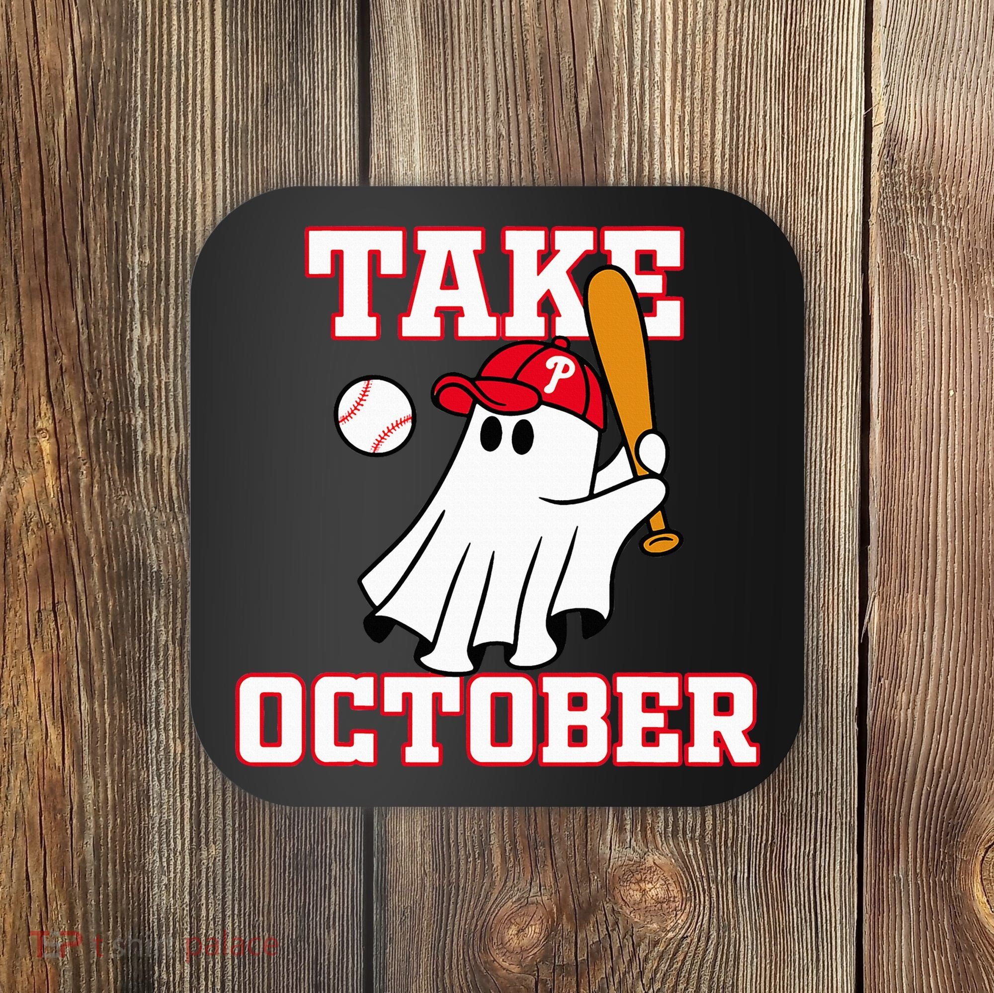Philly Take October Philadelphia Ghost Baseball Coaster