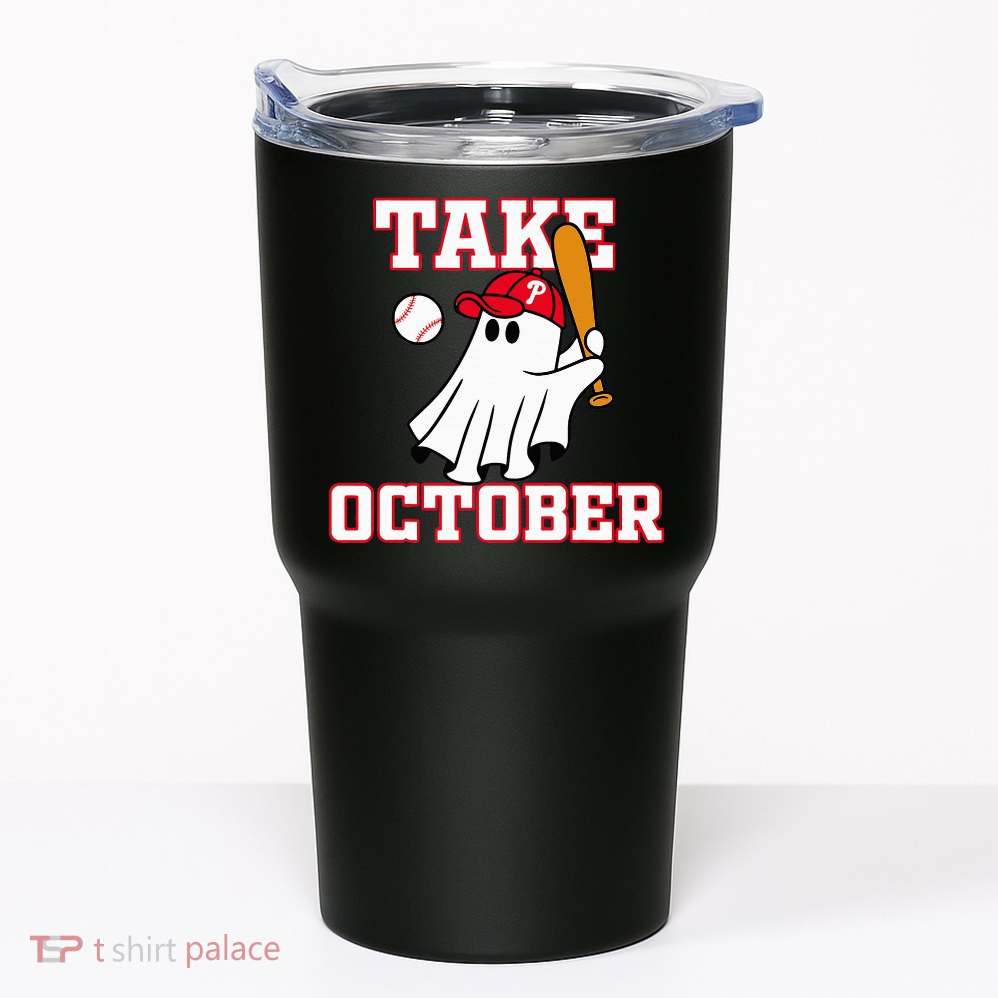 Philly Take October Philadelphia Ghost Baseball Tumbler