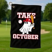 Philly Take October Philadelphia Ghost Baseball Golf Towel thumb 1