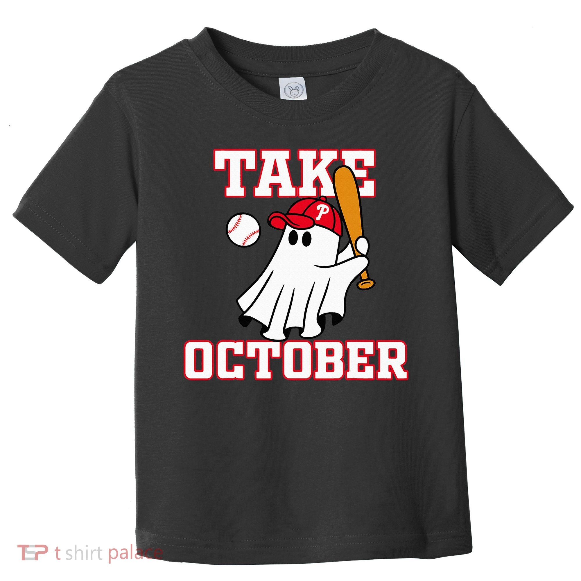 Philly Take October Philadelphia Ghost Baseball Toddler T-Shirt