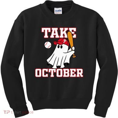Philly Take October Philadelphia Ghost Baseball Kids Sweatshirt
