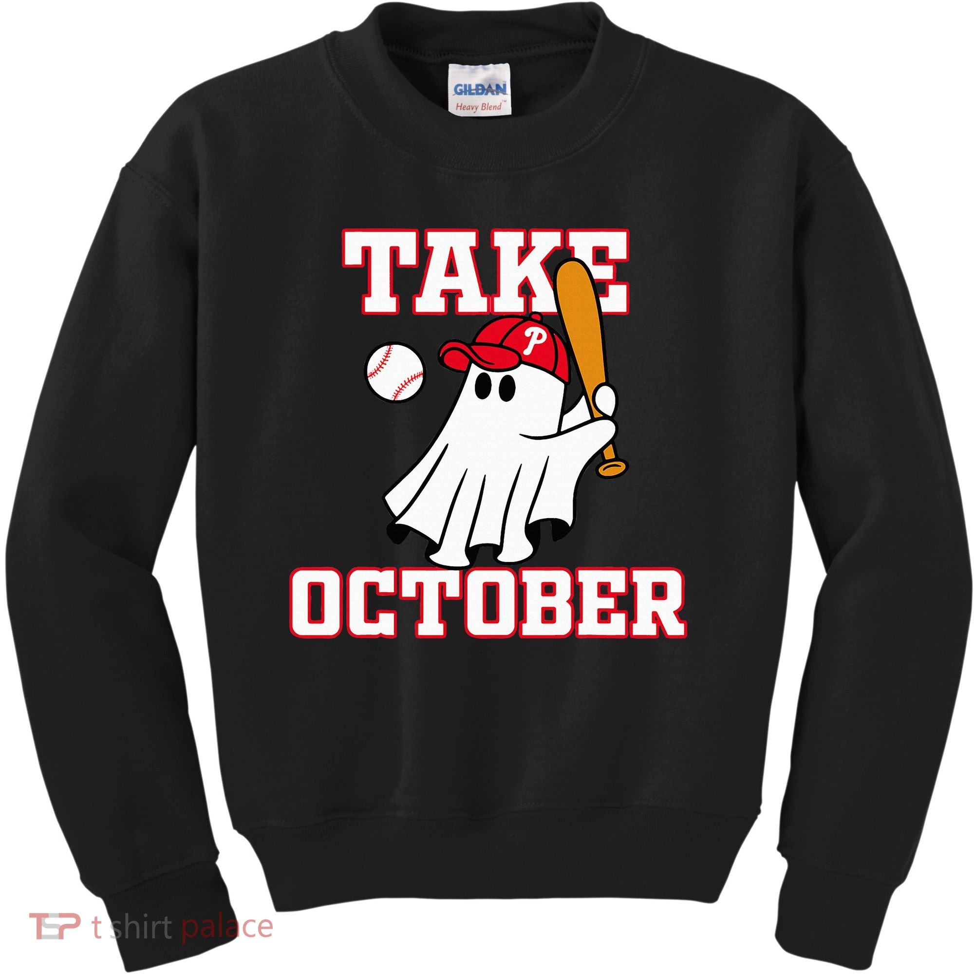 Philly Take October Philadelphia Ghost Baseball Kids Sweatshirt