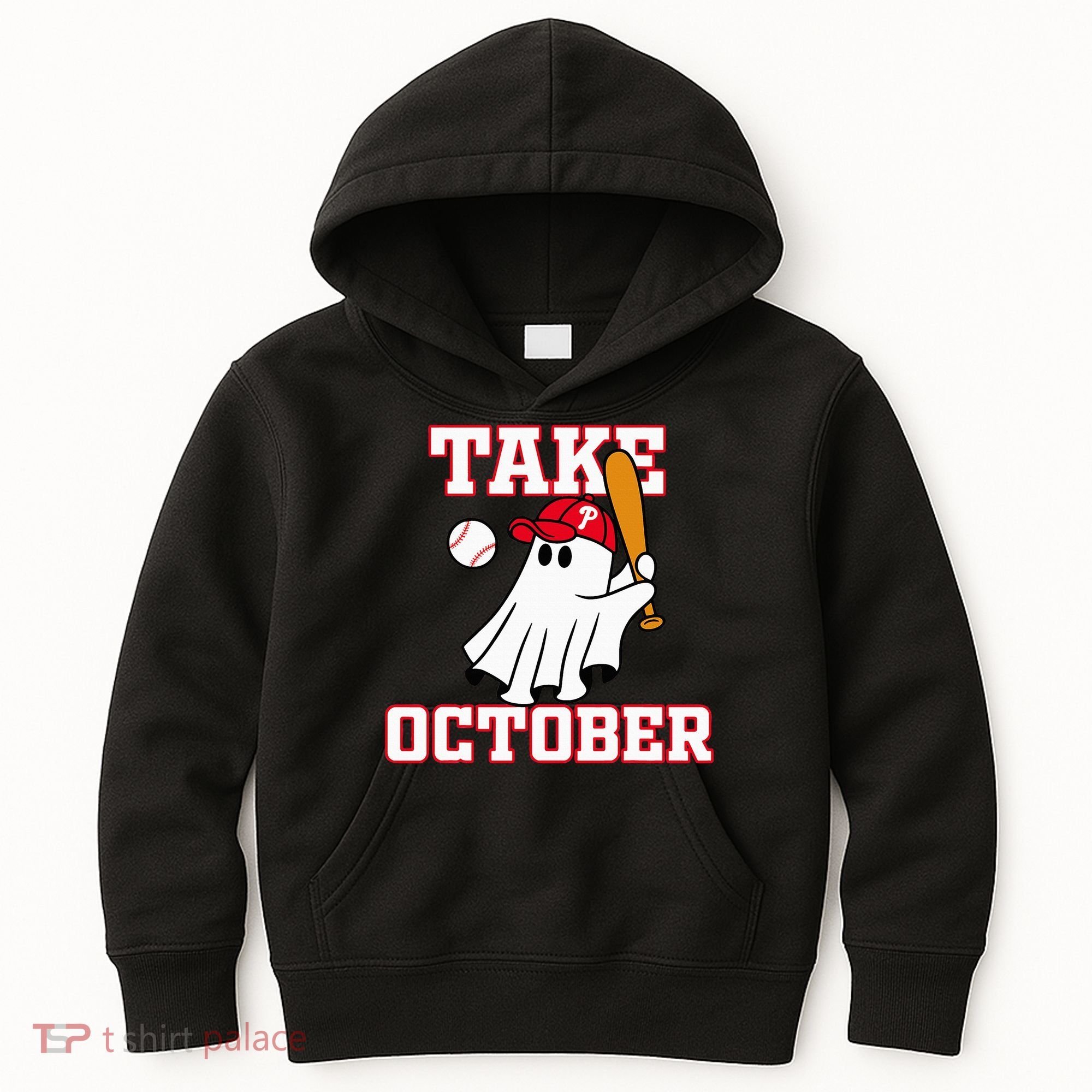Philly Take October Philadelphia Ghost Baseball Kids Hoodie