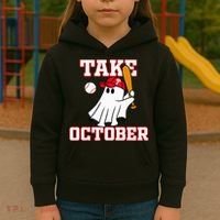 Philly Take October Philadelphia Ghost Baseball Kids Hoodie thumb 3