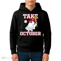 Philly Take October Philadelphia Ghost Baseball Kids Hoodie thumb 4