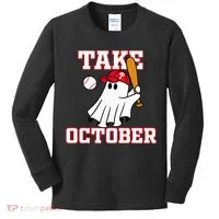 Philly Take October Philadelphia Ghost Baseball Kids Long Sleeve Shirt thumb 0