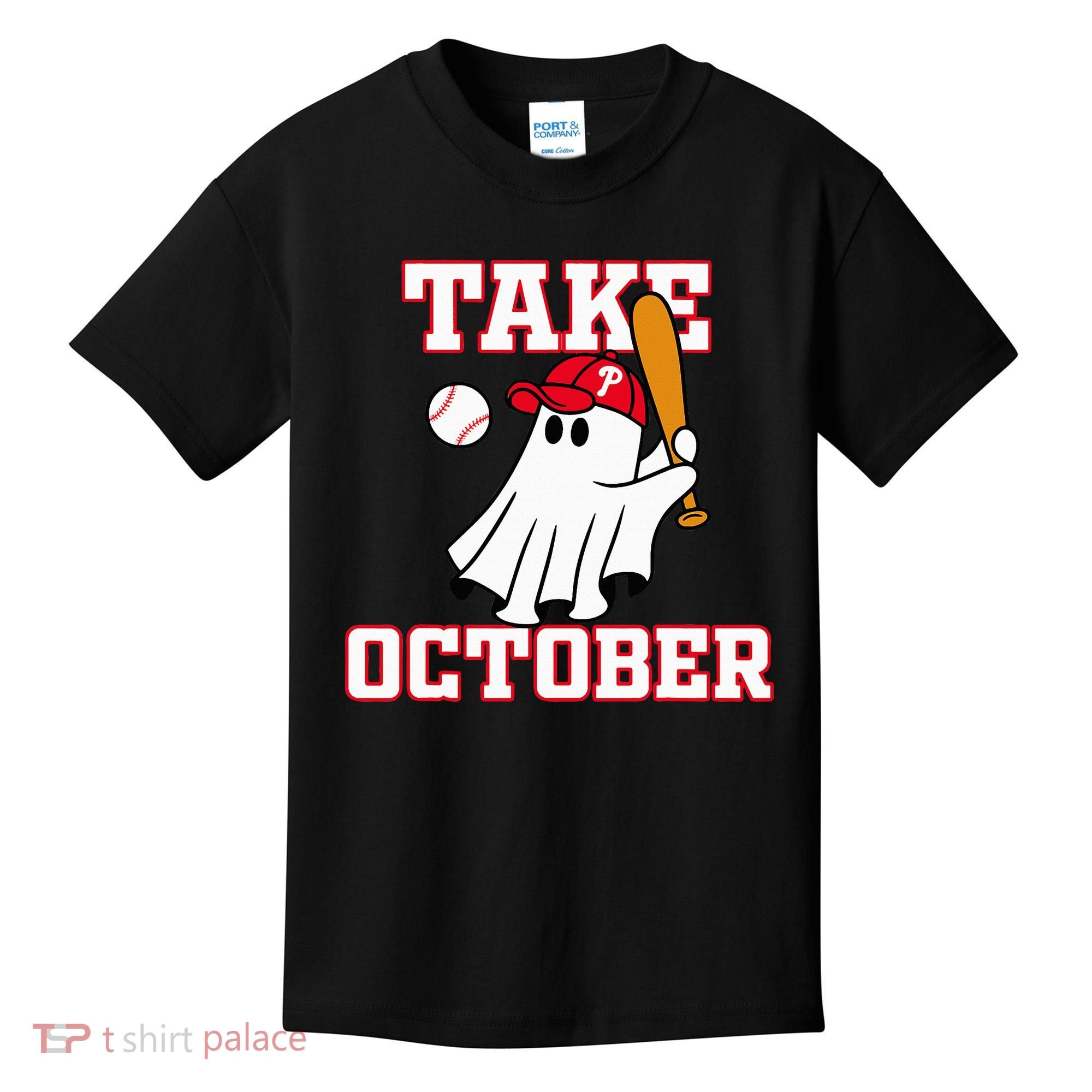 Philly Take October Philadelphia Ghost Baseball Kids T-Shirt