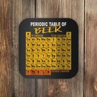 Periodic Table Of Beer Craft Beer Style Brewery Coaster thumb 0