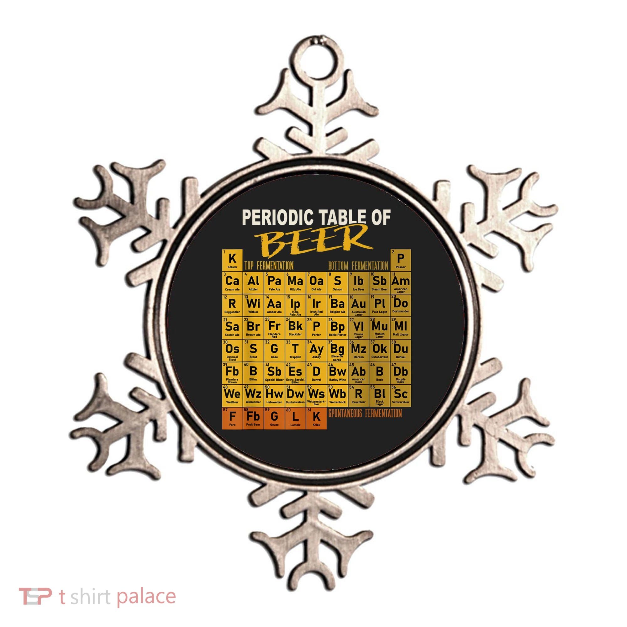 Periodic Table Of Beer Craft Beer Style Brewery Ornament