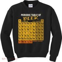 Periodic Table Of Beer Craft Beer Style Brewery Kids Sweatshirt thumb 0