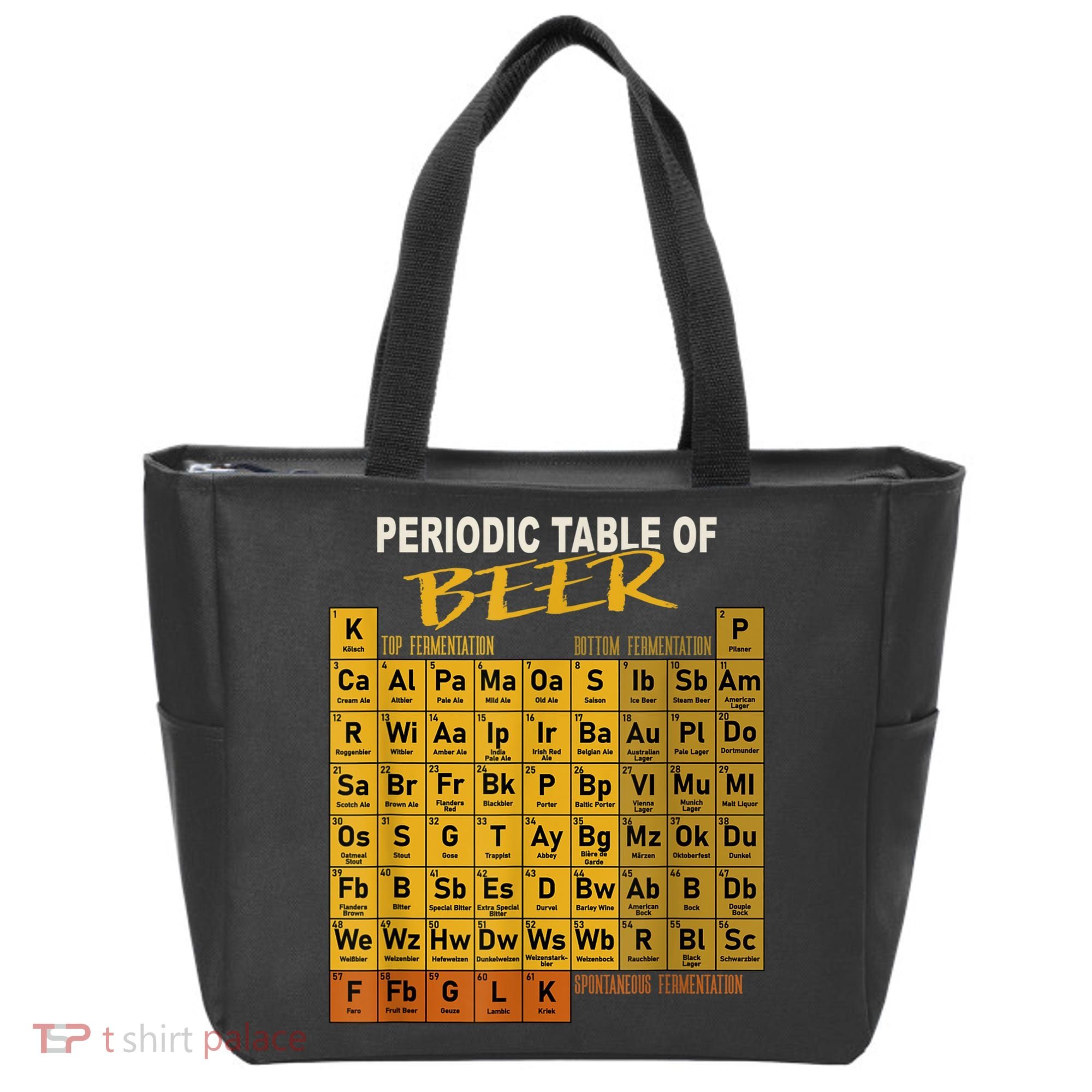 Periodic Table Of Beer Craft Beer Style Brewery Tote Bag