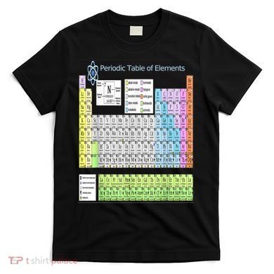 Periodic Table Of Elements For Classical And STEM Education T-Shirt