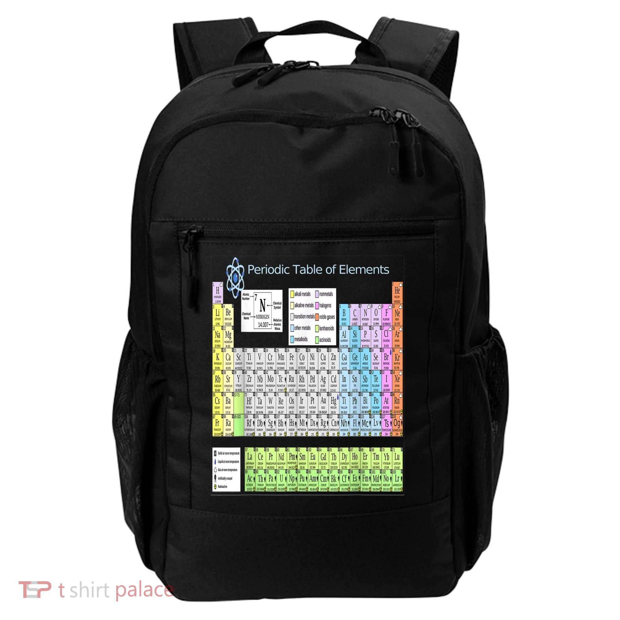 Periodic Table Of Elements For Classical And STEM Education Backpack