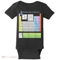 Periodic Table Of Elements For Classical And STEM Education Baby Bodysuit thumb 0