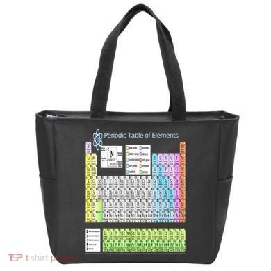 Periodic Table Of Elements For Classical And STEM Education Tote Bag